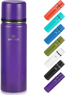 Isolierflasche Thermoskanne Edelstahl 1l 500ml Auslaufsicher