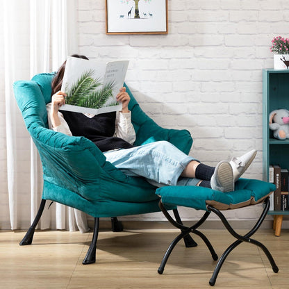 Ohrensessel mit Hocker – Bequemer Relaxsessel für Wohnzimmer & Schlafzimmer