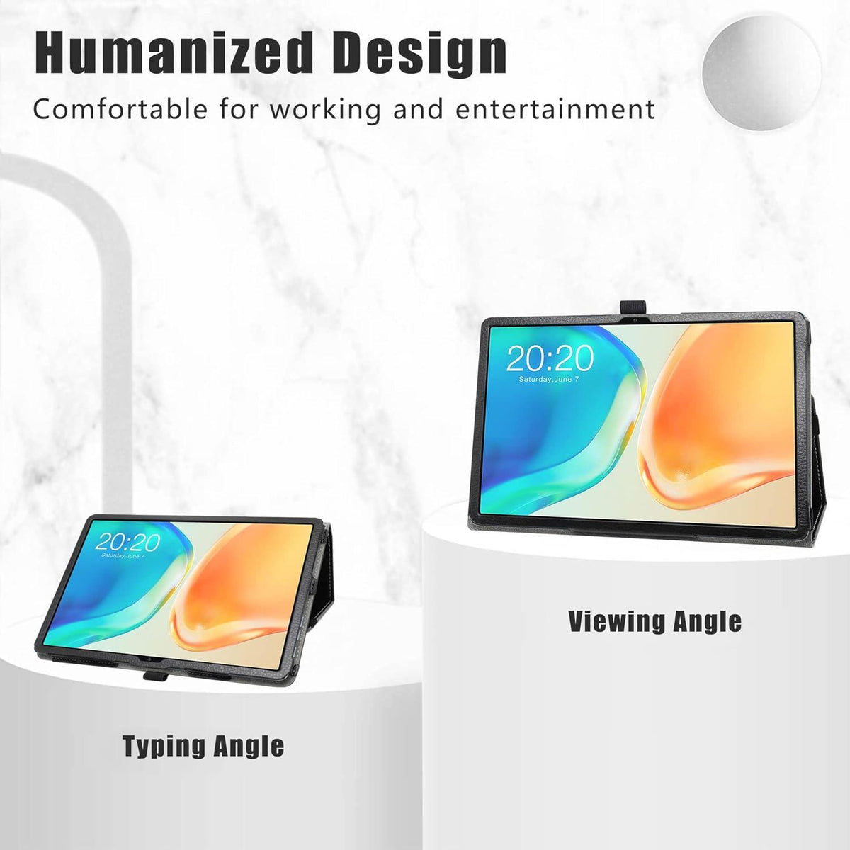 LiuShan Hülle für TECLAST M40 Plus 10 Zoll Tablet Schwarz