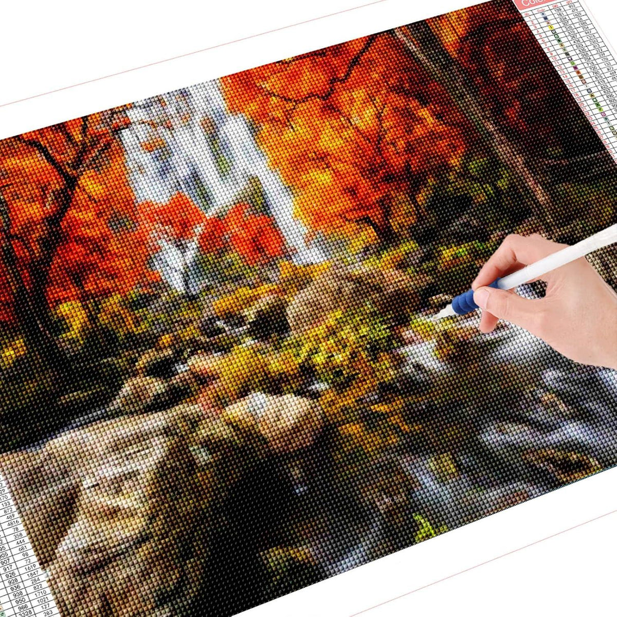 5D Diamond Painting Set Wasserfall Natur Groß XXL