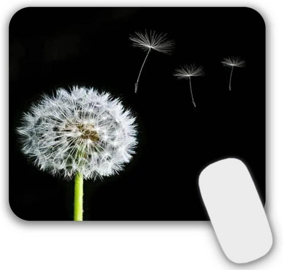 Kleines Schwarzes Mauspad mit Motiv rutschfeste PC Laptop Mauspads