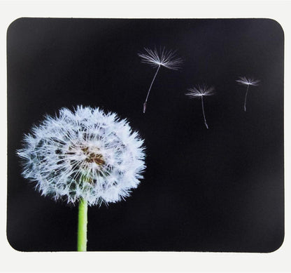 Klein Mauspad Schwarz 24 x 20 x 0,3 cm rutschfestes Motiv Mousepad