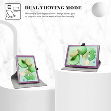 DOOGEE T10 T10S 10.1 Zoll Tablet Hülle Violett Drehbar