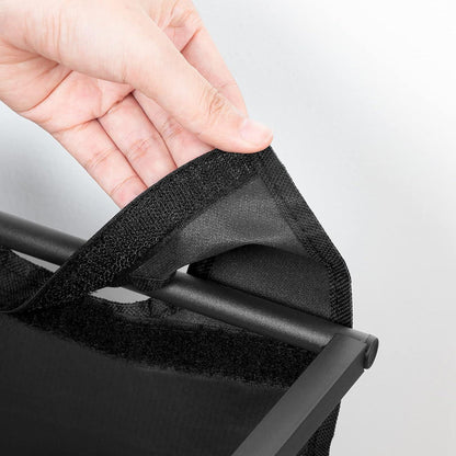 Wäschekorb mit Ablage und Rollen 4x39,8L Oxford-Gewebe