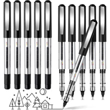 16x Gelschreiber Schwarz 0.5mm Schnelltrocknend & Reibungslos