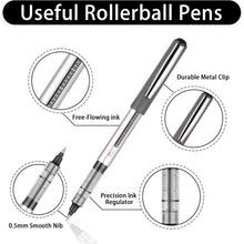 16x Gelschreiber Schwarz 0.5mm Schnelltrocknend & Reibungslos