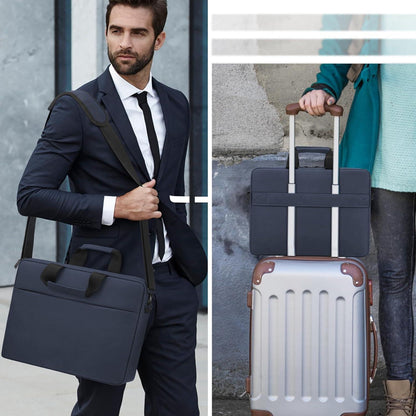 TECOOL 14 Zoll Laptoptasche Schultertasche Wasserdicht Aktentasche für