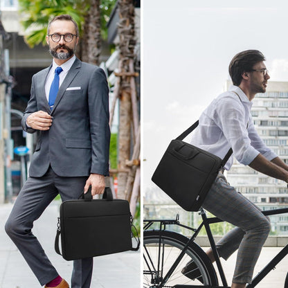 Laptoptasche 14 Zoll wasserdicht mit Schultergurt und Gepäckgurt