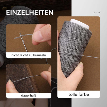 Namner Leder Faden Set 150D 150m Gewachster Faden mit