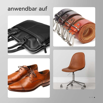 Leder Faden 150D 150m gewachst Ledernähnadeln Lederhandwerk - Dunkelgrau