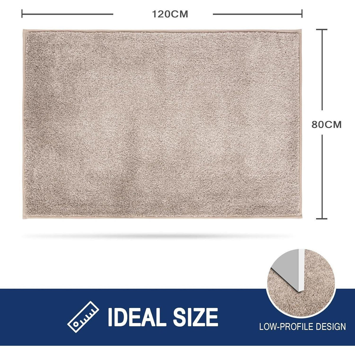 Schmutzfangmatte 80x120 cm – Rutschfest & Wasserabsorbierend