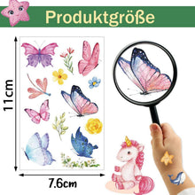 Glitzertattoo Set Kinder 300+ Dino Meerjungfrau Einhorn