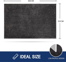 Schmutzfangmatte 50x80cm rutschfest waschbar Sauberlaufmatte