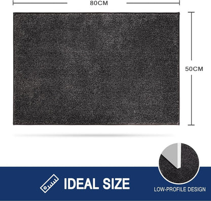 Schmutzfangmatte 50x80cm rutschfest waschbar Sauberlaufmatte