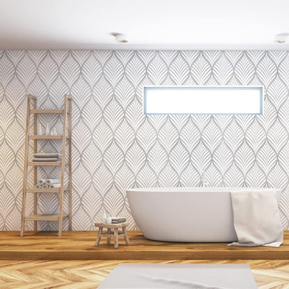 Moderne Geometrische Selbstklebende Tapete für Badezimmer Wohnzimmer Küche 44,5x500 cm