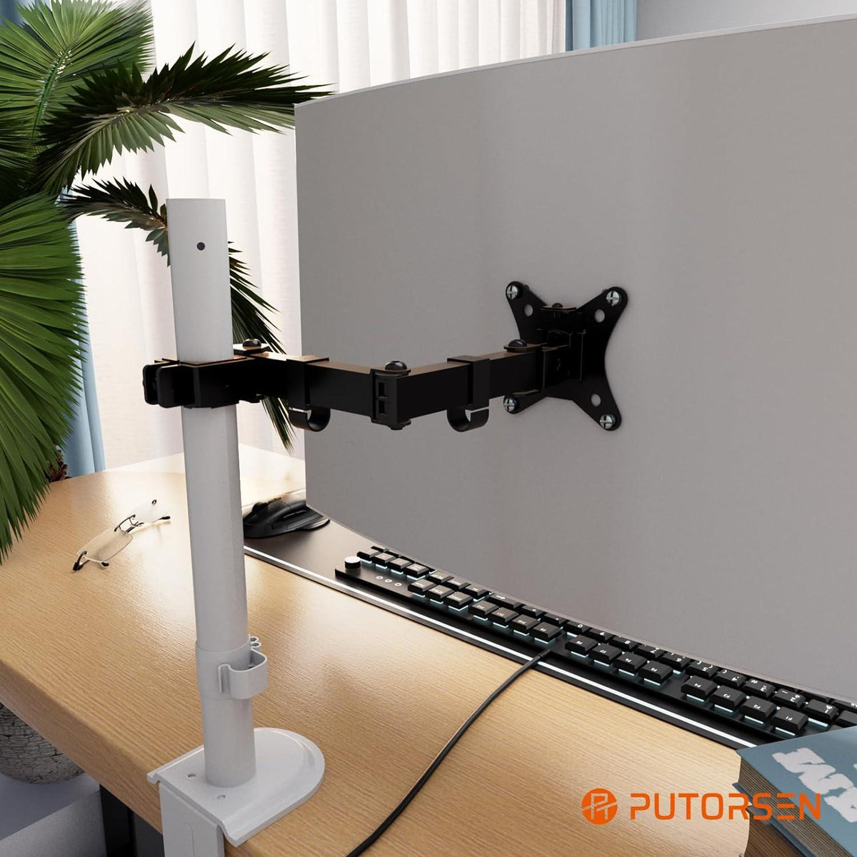 Monitor Halterung für 17-32 Zoll Bildschirm neigbar drehbar VESA
