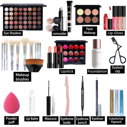 Joyeee Make-Up Set – Komplettes Schmink Geschenkset für Damen & Teenager