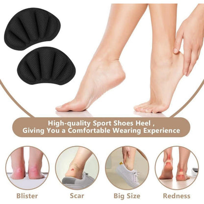 Fersen Reparatur Patches für Sneaker & Schuhe – 2 Paar Schwarz