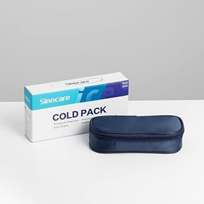 Insulin Kühltasche Reise mit 3 Kühlakkus für Diabetiker