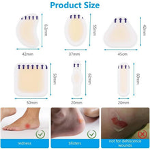 Blasenpflaster Hydrogel 24 Stück Wasserdicht & Unsichtbar