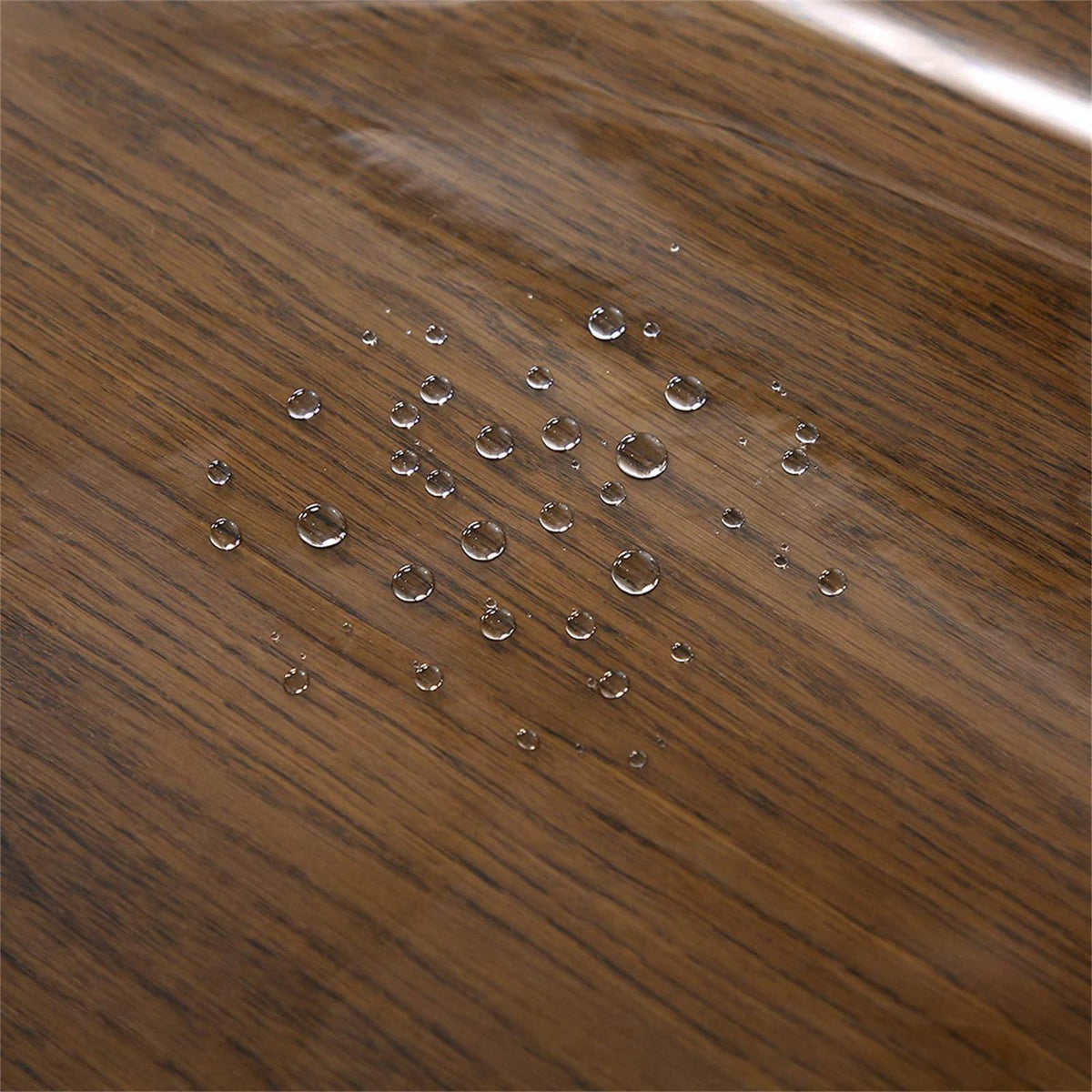 Wasserdichte Tischdecke Vinyl PVC Spitze Makramee - Beige 150x270cm