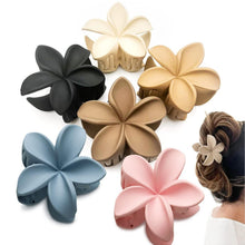 6 Blumen-Haarklammern rutschfest matt Haarspangen Styling-Accessoires