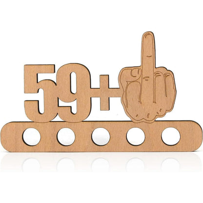 Geldgeschenk 60. Geburtstag Holz mit Gravur & Gästebuch Funktion