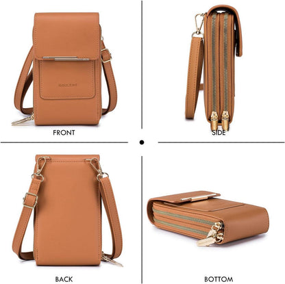 Kleine Damen Umhängetasche 3-in-1 Crossbody Handytasche RFID