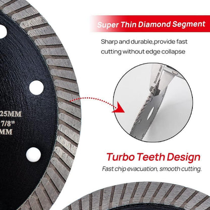 Diamant-Sägeblatt 230mm 5 Stück Superdünn für Fliesen