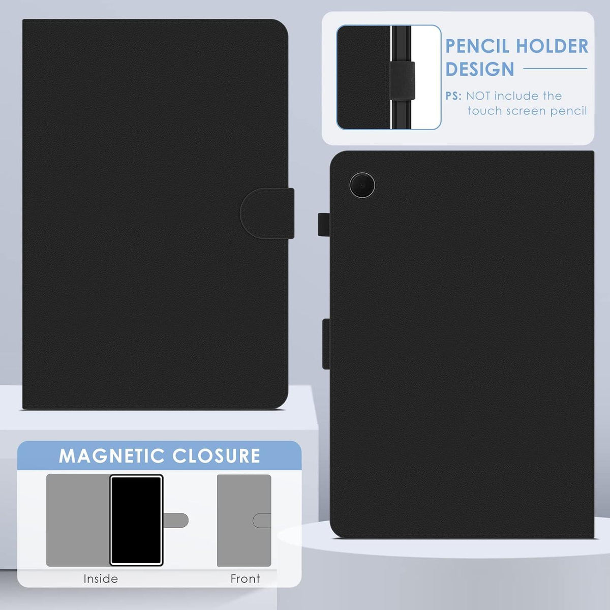 Schutzhülle Samsung Galaxy Tab A8 10,5 Zoll Leder Flip Case