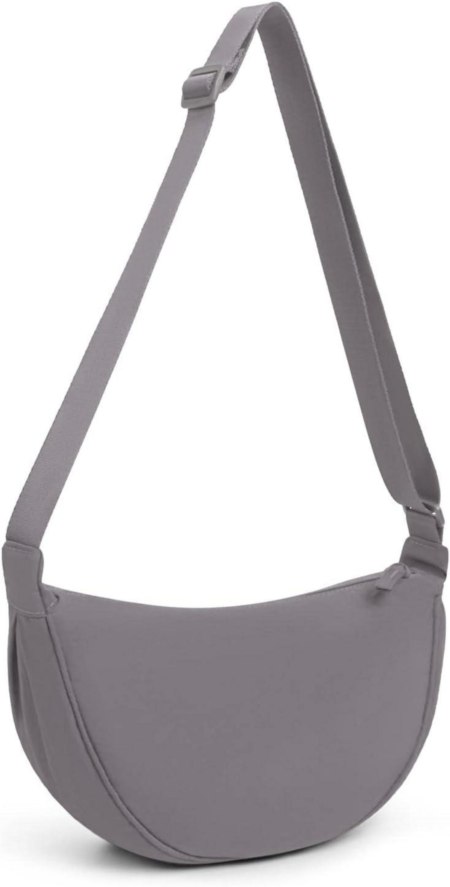 Halbmond Crossbody Schultertasche Damen Fashion Bag A-grau