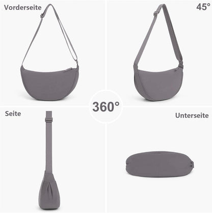 Damen Halbmond Crossbody Schultertasche Hobo Umhängetasche
