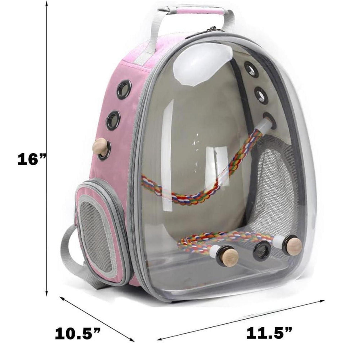 Vogel Rucksack Rosa - Komfortabler Transport für Ihren Vogel