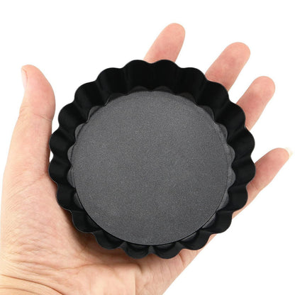 10 Mini Tarteformen mit Hebeboden – Antihaft & Rostfrei