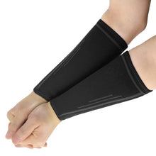 Volleyball Armschoner Damen Herren – Kompressions-Armstulpen Schwarz