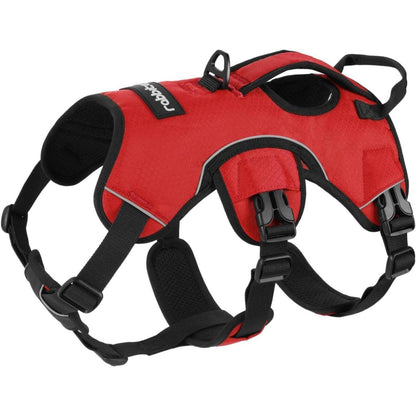 Ausbruchsicheres Hundegeschirr mit Griff, Rot M