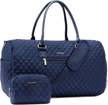 Sporttasche Damen Weekender Reisetasche Nassfach Marineblau