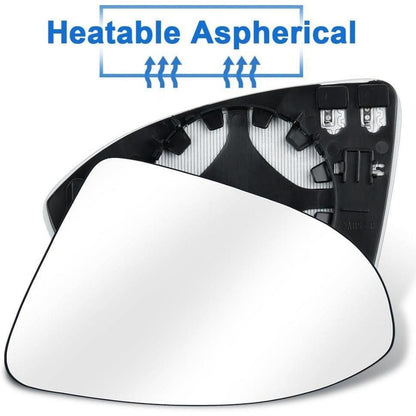URAQT Spiegelglas Golf 7 Rechts Beheizbar OEM:V-W 5G0857522