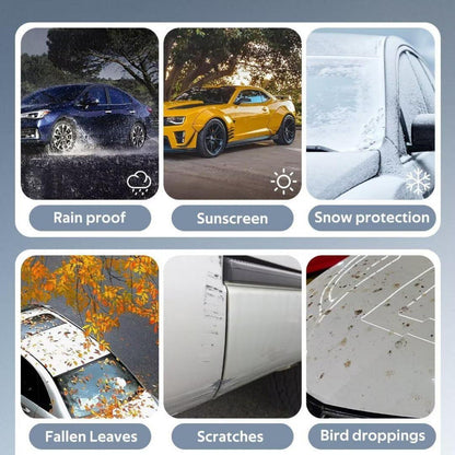 Autoabdeckung Wasserdicht 7 Schichten Schutz Regen Schnee UV Sonne
