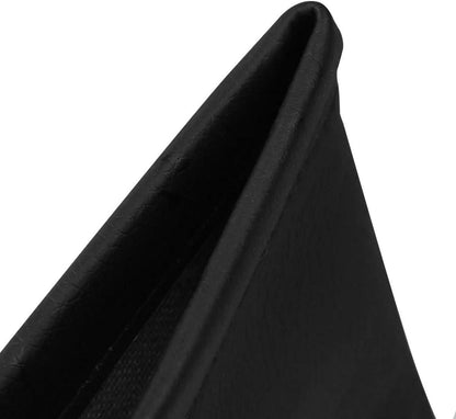 Weiches Leder Brillenetui 3 Stück Schwarz Brillenetuis Set 17cm x 9cm