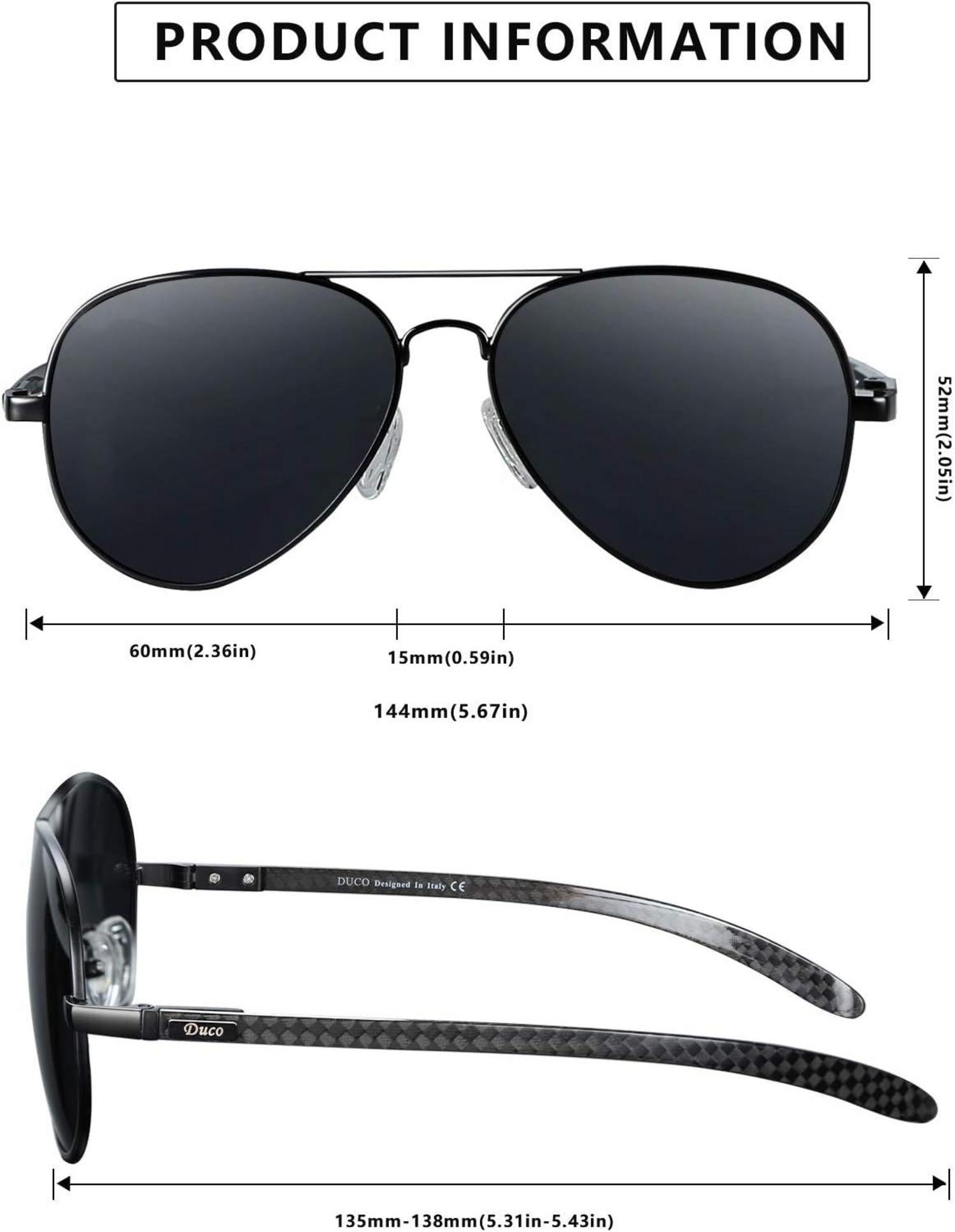 Polarisierte Kohlefaser-Sonnenbrille UV400-Schutz 3025S