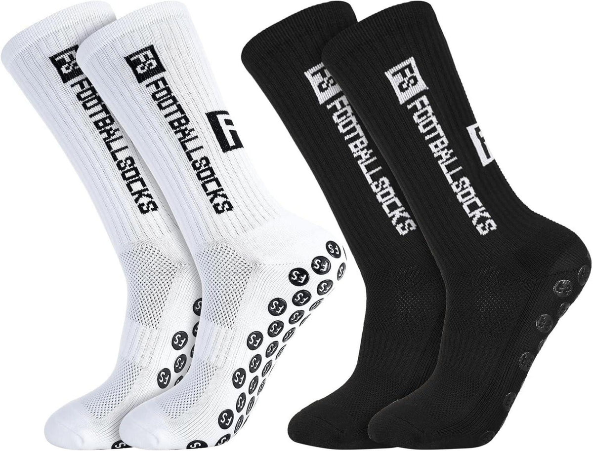 Sportsocken Fußball Anti Rutsch Grip 2 Paar 39-46 Bequem
