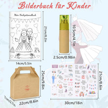 Herefun Hochzeitsmalbuch Kinder mit Buntstiften