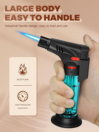 Jetflame Feuerzeug 4er Pack Winddicht Butan Gas Fackel