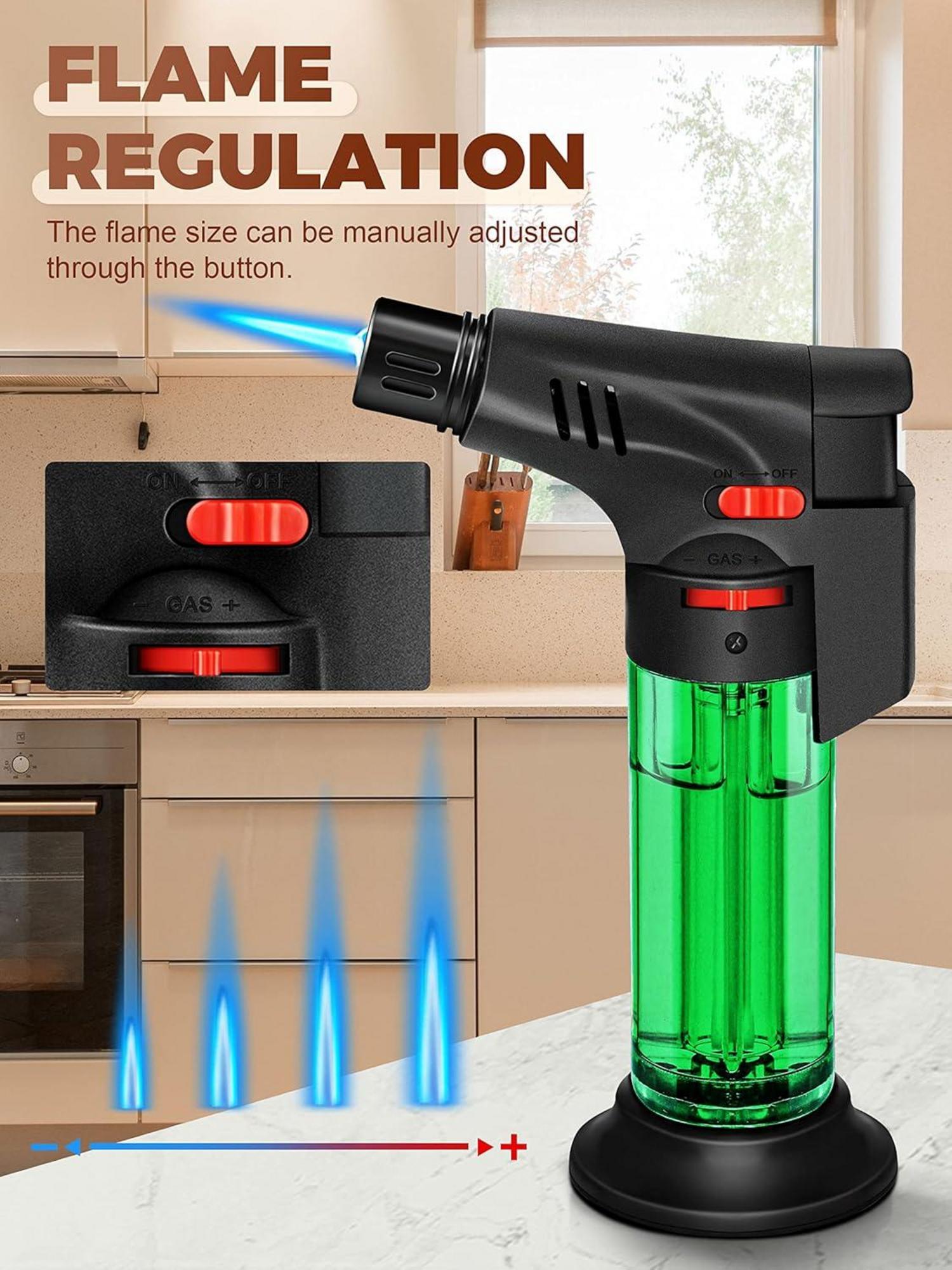 4er Pack Jetflame Feuerzeug Sturmfeuerzeug Butan Gas Mini Fackel Kerze Kamin