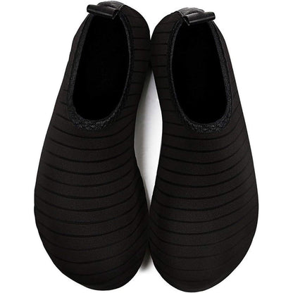 Wasserschuhe Damen Herren Schnelltrocknend Anti-Rutsch Schwarz Gr. 36-46