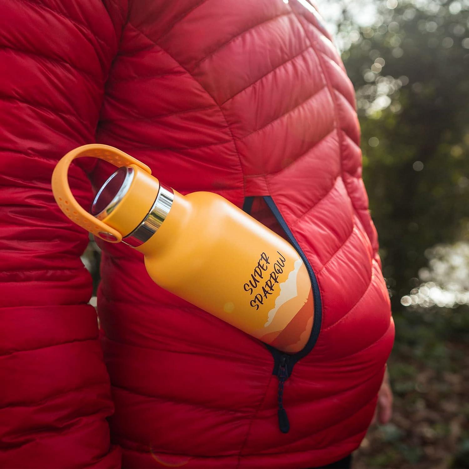 Edelstahl Trinkflasche 750ml Ultraleicht Thermoskanne BPA-Frei Outdoor