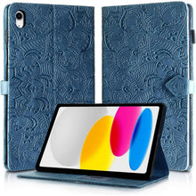 iPad 10. Generation Hülle mit Kartenfach & Standfunktion Blau