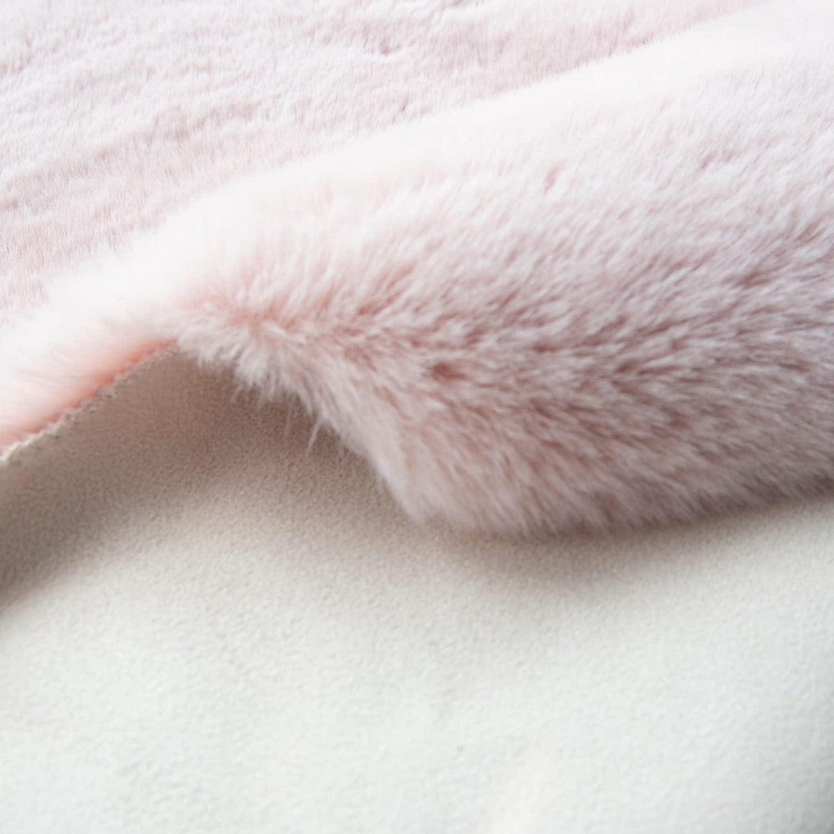 Flauschiger Fellteppich Rosa 240x300 cm – Weicher Teppich für Schlafzimmer