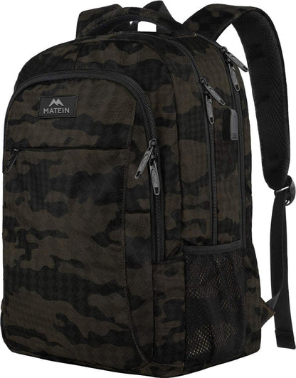 Laptop Rucksack 15,6 Zoll USB-Ladeanschluss Wasserdicht Backpack